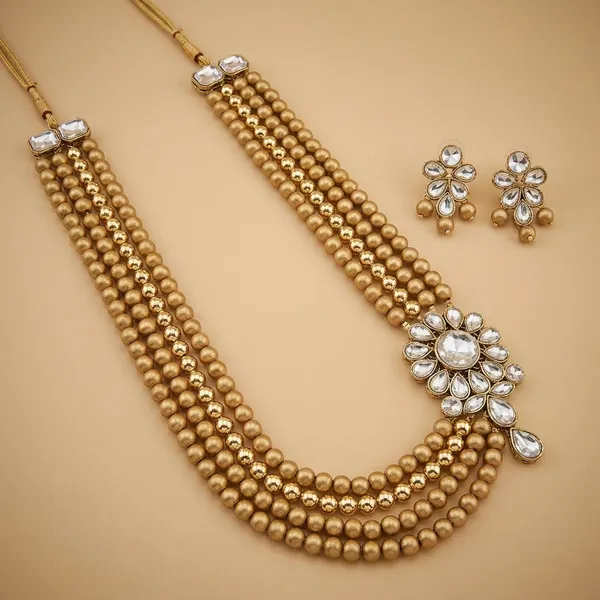 Gold_Metal_Copper_Jewellery_Set_For_Women