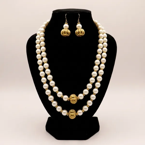 Two_Layer_Pearls_Vintage_Necklace_For_Women
