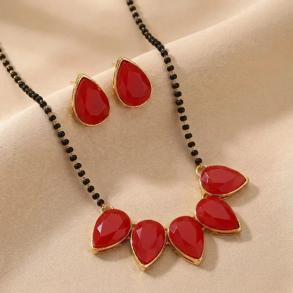 Stylish_Copper_Plated_Twinkling_Leaves_Mangalsutra