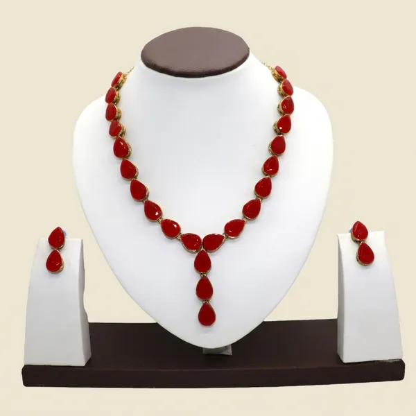 Red_Metal_Copper_Jewellery_Set_For_Women