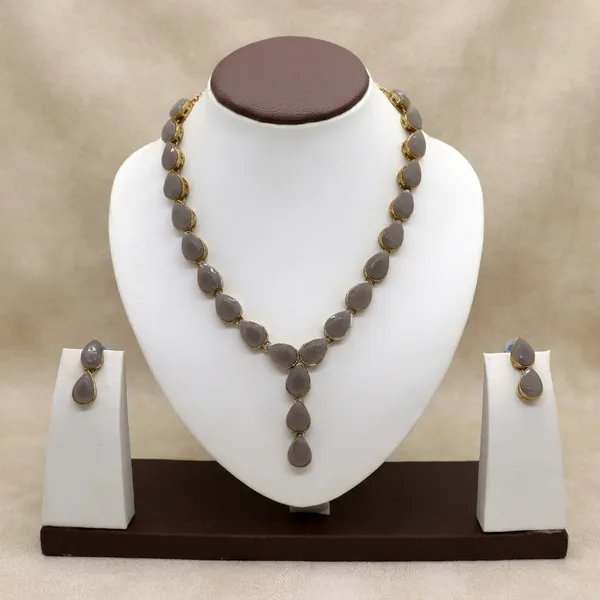 Grey_Metal_Copper_Grey_Jewellery_Set_For_Women