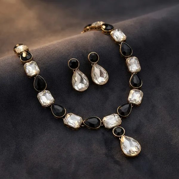 Black_Alloy_Copper_Jewellery_Set_For_Women