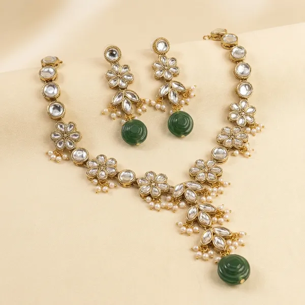 Green_Alloy_Copper_Jewellery_Set_For_Women