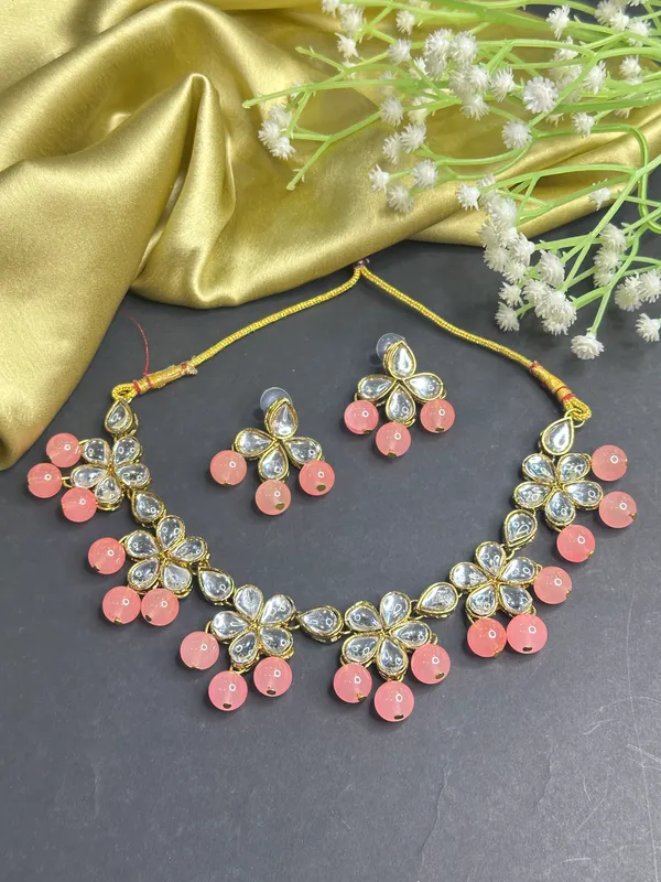 Pink_Alloy_Jewellery_Set_For_Women