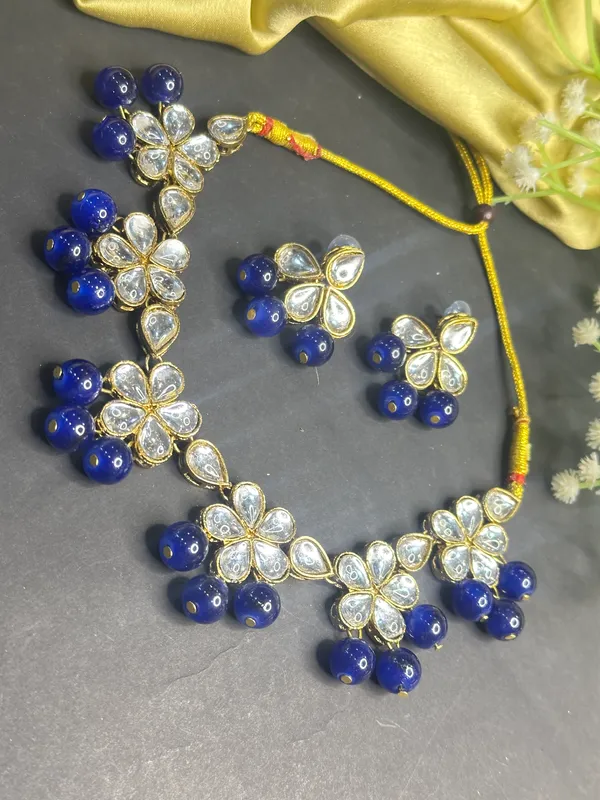Navy_Blue_Alloy_Jewellery_Set_For_Women