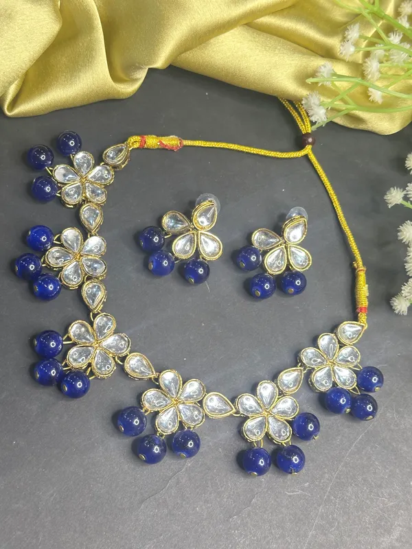 Navy_Blue_Alloy_Jewellery_Set_For_Women