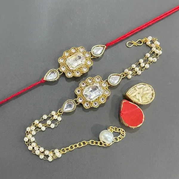 Dhivara_Designer_Bhaiya_Bhabhi_Rakhi_With_Roli_Chawal