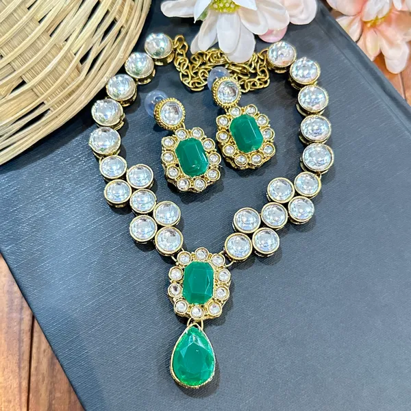 Green_Alloy_Copper_Jewellery_Set_For_Women