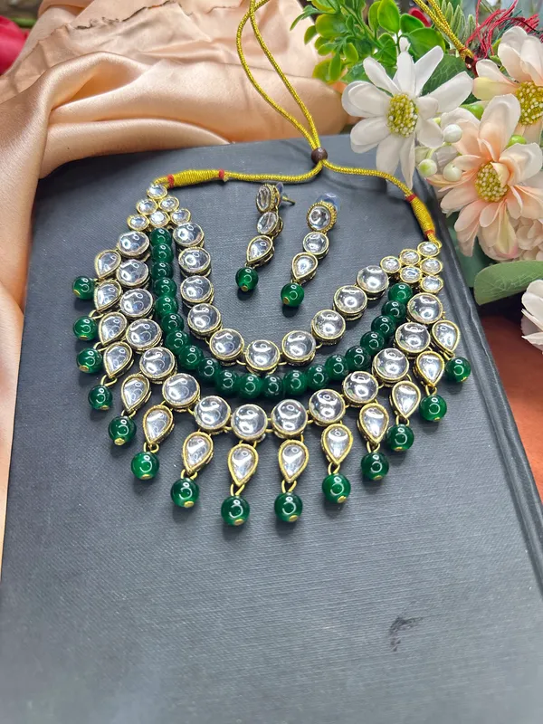 Green_Green_Metal_Copper_Jewellery_Set_For_Women