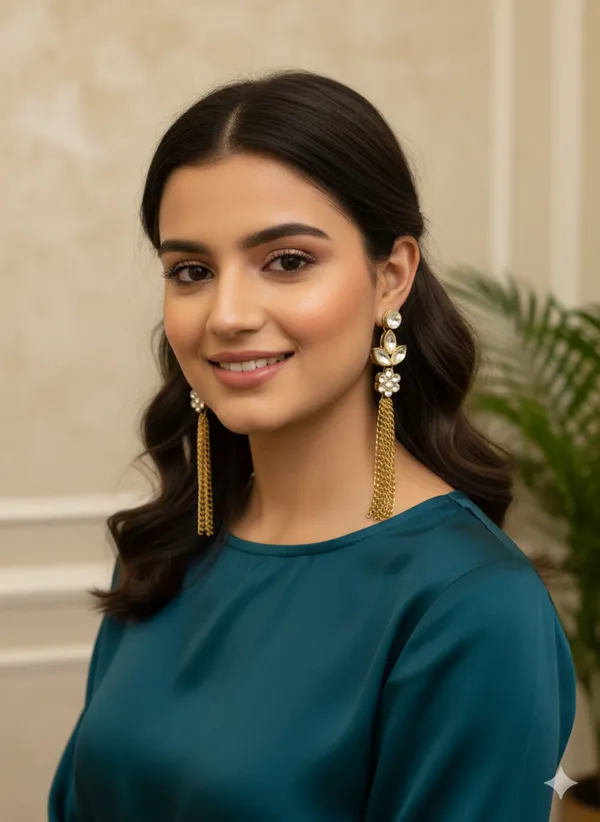 White_Beautiful_Long_Earring_Alloy_Drops_And_Danglers