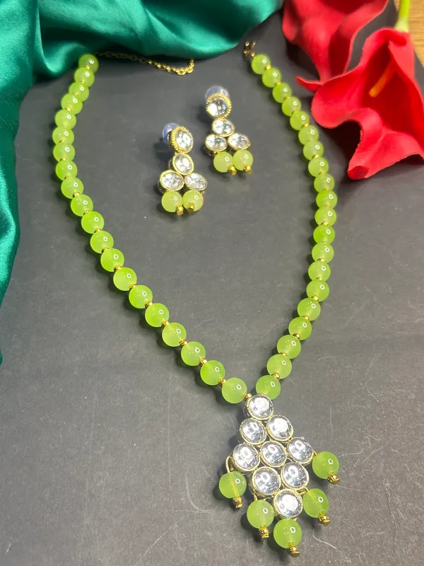Green_Alloy_Copper_Jewellery_Set_For_Women