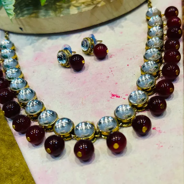 Maroon_Metal_Copper_Maroon_Jewellery_Set_(Pack_Of_1)