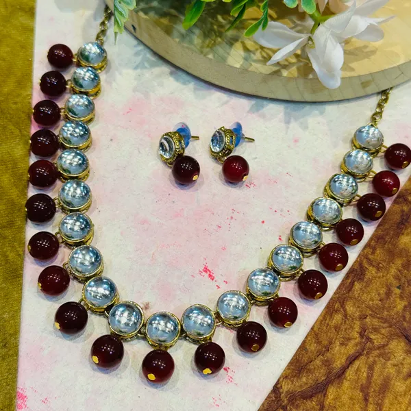 Maroon_Metal_Copper_Maroon_Jewellery_Set_(Pack_Of_1)