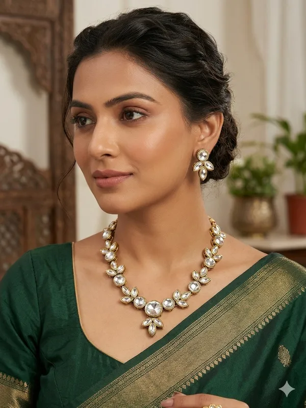 Gold_White_Alloy_Jewellery_Set_For_Women