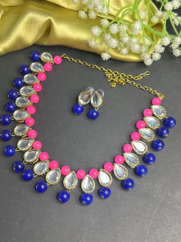 Pink_Blue_Alloy_Jewellery_Set_For_Women