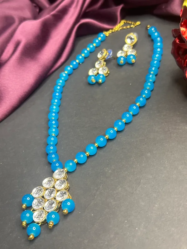 Blue_Alloy_Copper_Jewellery_Set_For_Women
