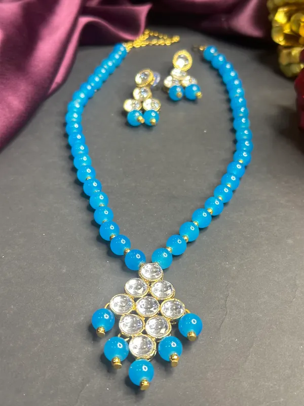 Blue_Alloy_Copper_Jewellery_Set_For_Women