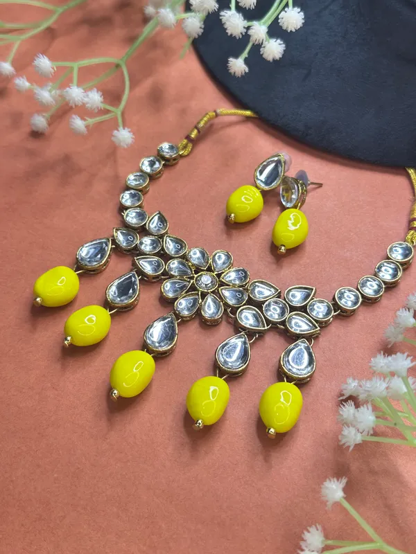 Yellow_Metal_Copper_Jewellery_Set_For_Women