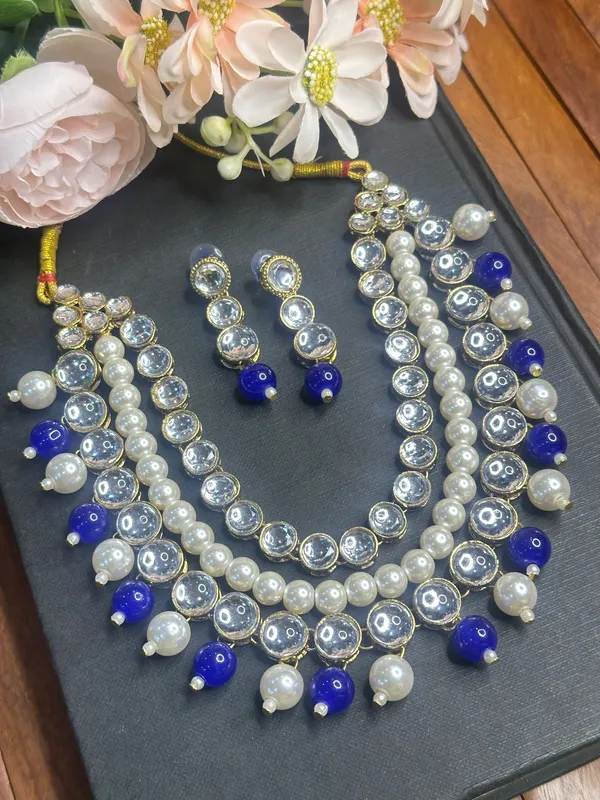 Alloy_Three_Layer_Blue_Jewellery_Set_For_Women