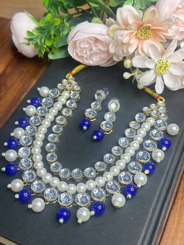Alloy_Three_Layer_Blue_Jewellery_Set_For_Women