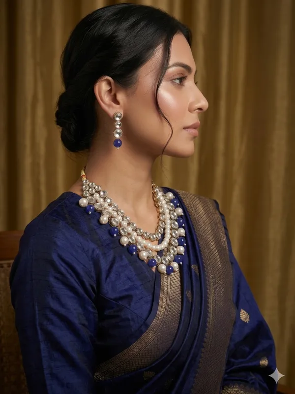 Alloy_Three_Layer_Blue_Jewellery_Set_For_Women