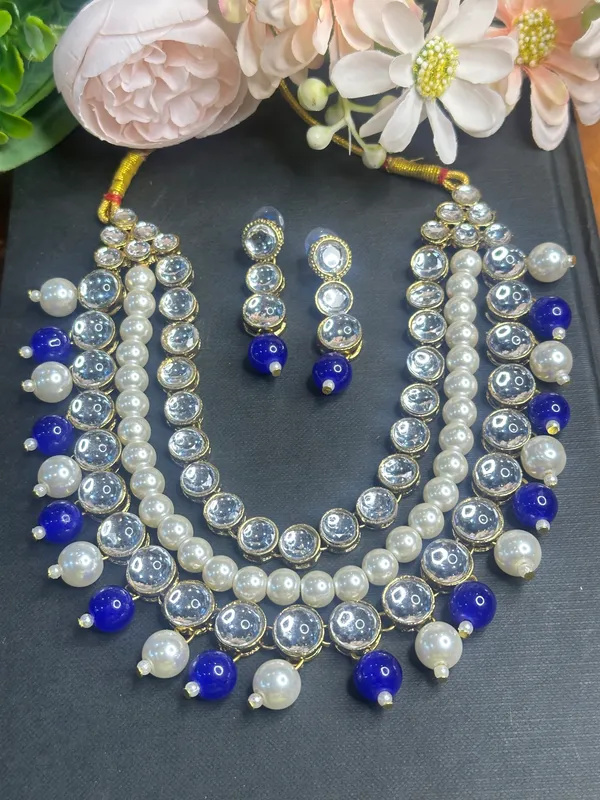 Alloy_Three_Layer_Blue_Jewellery_Set_For_Women