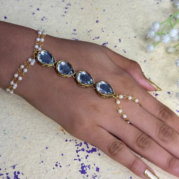 White_Alloy_Copper_Charm_Bracelet