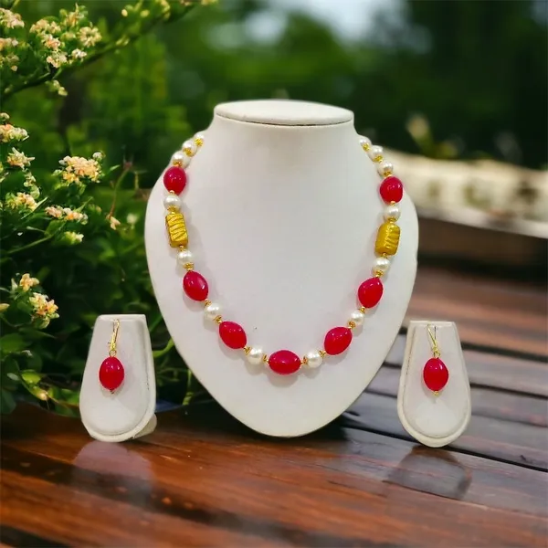Antique_Red_Glass_Beads_Jewellery_Set_For_Women