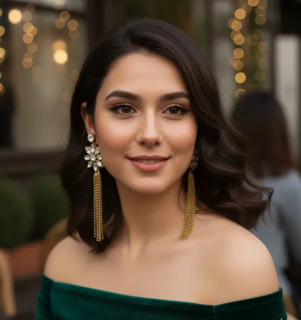 White_Beautiful_Long_Earring_Alloy_Drops_And_Danglers
