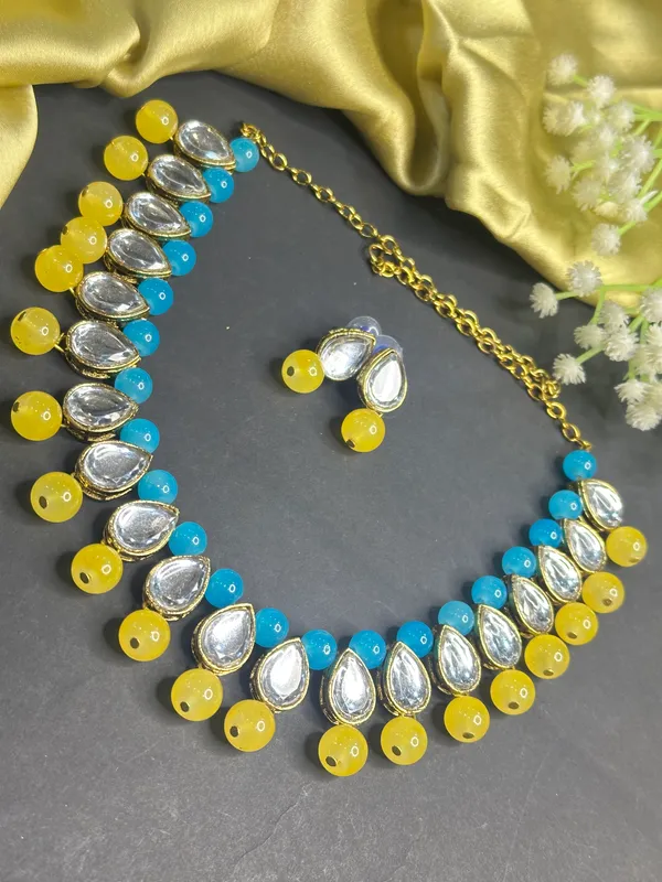 Blue_Yellow_Alloy_Jewellery_Set_For_Women