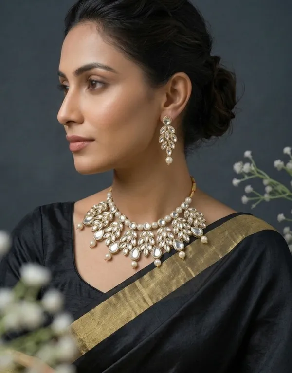 Traditional_White_Pearl_And_Kundan_Chokar_Set