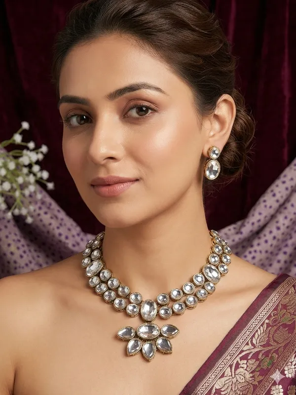 Gold_White_Metal_Copper_Jewellery_Set_For_Women