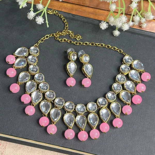Pink_Alloy_Jewellery_Set_For_Women