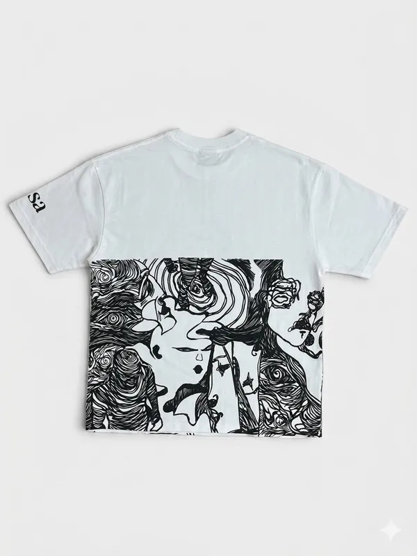 White_And_Black_Premium_French_Terry_T-Shirt_For_Unisex
