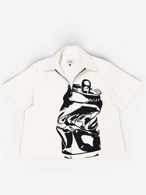 SASA_AFTER_FIZZ_ZIPPER_SHIRT_