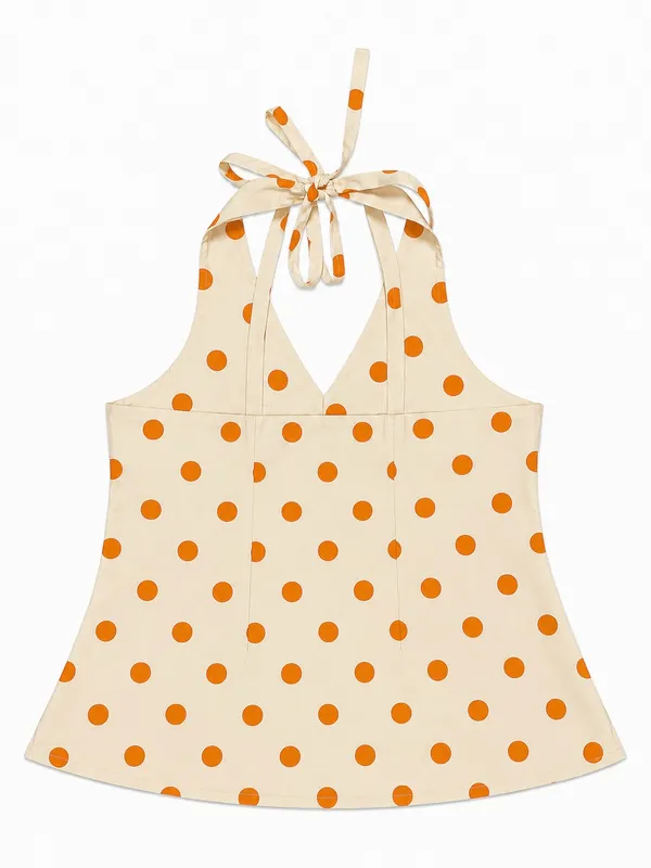 SASA_–_Orange_Polka_Dot_Co-Ord_Set
