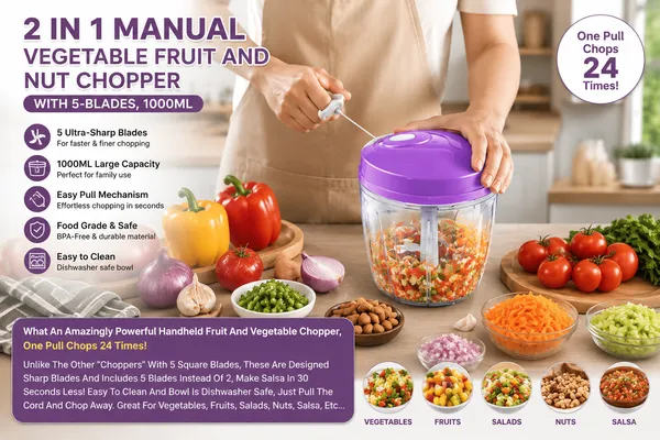 2_in_1_Manual_Vegetable_Fruit_and_Nut_Chopper_with_5-Blades(1000ML)