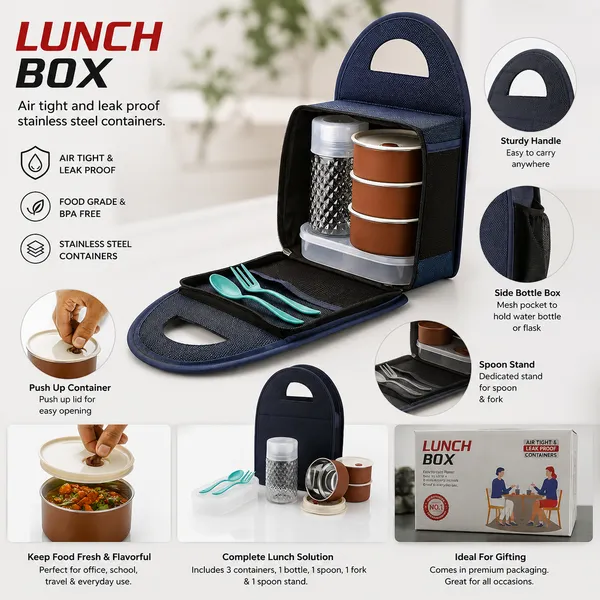 4-in-1_Stainless_Steel_Combi_Meal_Crunchy_Tiffin_-_Lunch_Box_with_Bag_