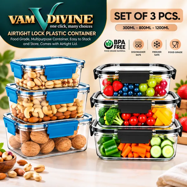 Airtight_Lock_Plastic_Food_Storage_Container,_Set_of_3