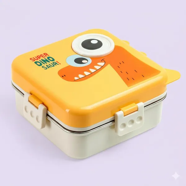 Bento_Lunch_Box_With_Stainless_Steel_Compartments_For_Kids_Yellow