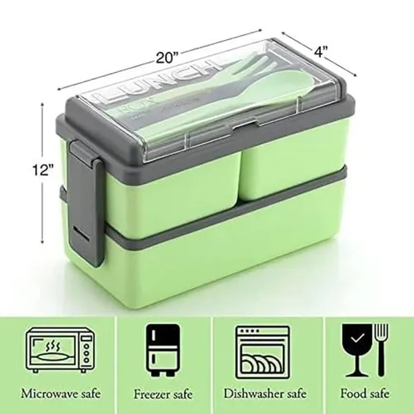 Plastic_Double_Decker_Lunch_Box_With_Cutlery