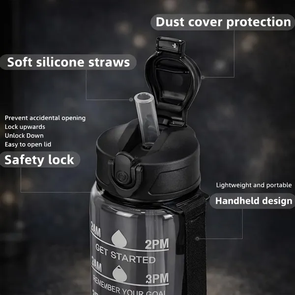 Water_Bottle_With_Time_Marker_And_Straw_Black