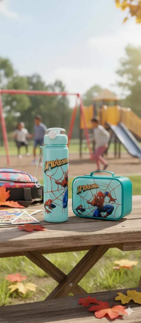 Kids_Water_Bottle_With_Straw_Spider_Men