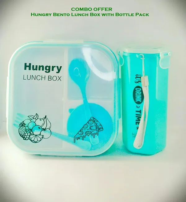 Bento_Lunch_Box_With_Water_Bottle_Set_Green