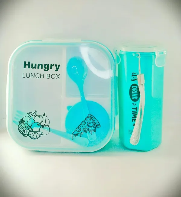 Bento_Lunch_Box_With_Water_Bottle_Set_Green