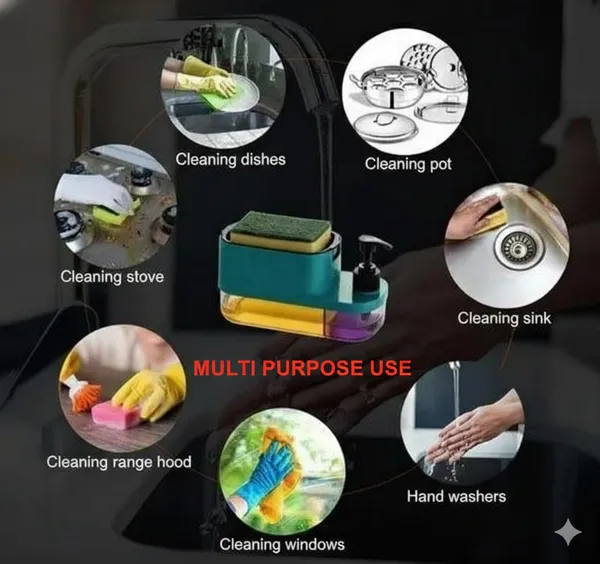 Kitchen_Soap_Dispenser_With_Sponge_Holder
