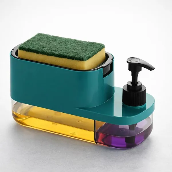 Kitchen_Soap_Dispenser_With_Sponge_Holder