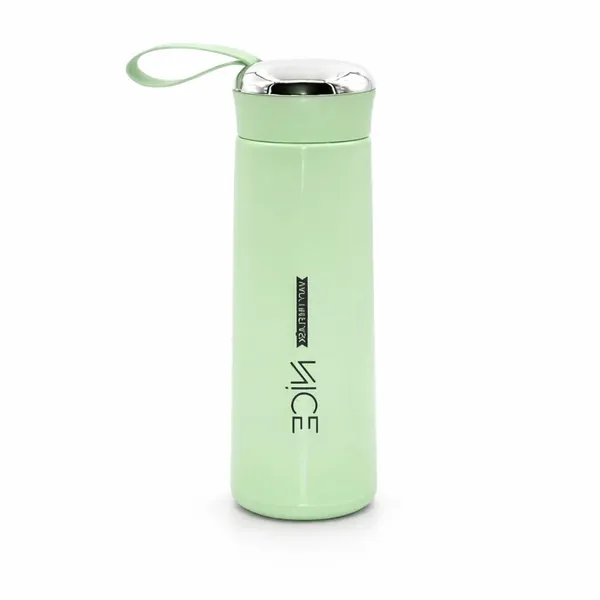 Vacuum_Flask_Glass_Water_Bottle_With_Strap_Green