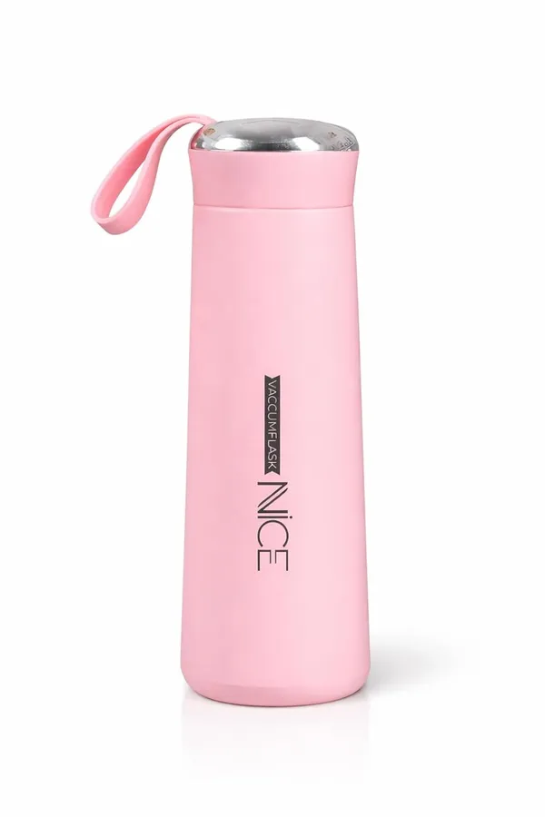 Vacuum_Flask_Glass_Water_Bottle_With_Strap_Pink