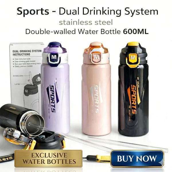Insulated_Stainless_Steel_Water_Bottle_With_Straw_And_Spout_Purple